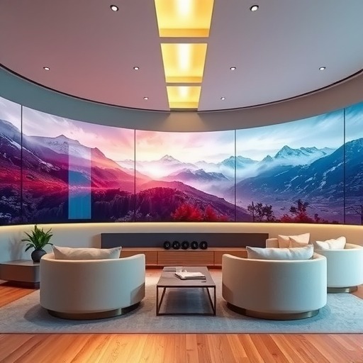 雷曼光电发布Micro LED家庭巨幕墙第三代产品(图1)