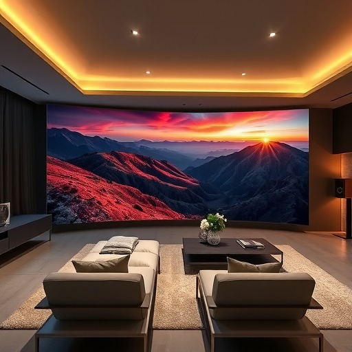 雷曼光电发布Micro LED家庭巨幕墙第三代产品(图1)