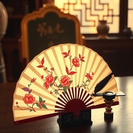 画团扇、写书法 在联合国中文日感受汉字的魅力(图1) 画团扇、写书法 在联合国中文日感受汉字的魅力(图1)