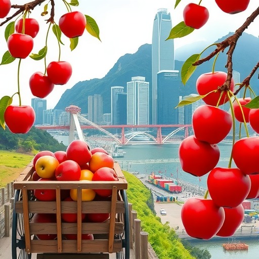 村里的小山楂卖到了粤港澳大湾区