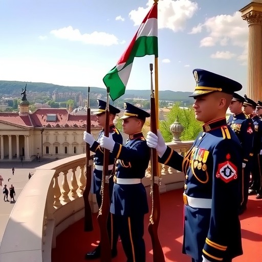 独家视频丨习近平检阅匈牙利仪仗队