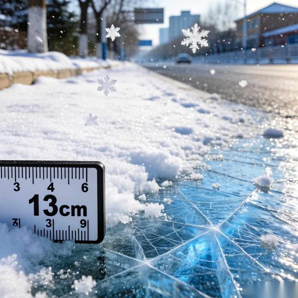 发布道路结冰橙色预警(图1)