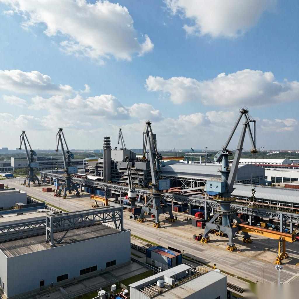 振华重工：公司全面打造港口机械、海工装备、钢结构核心主业