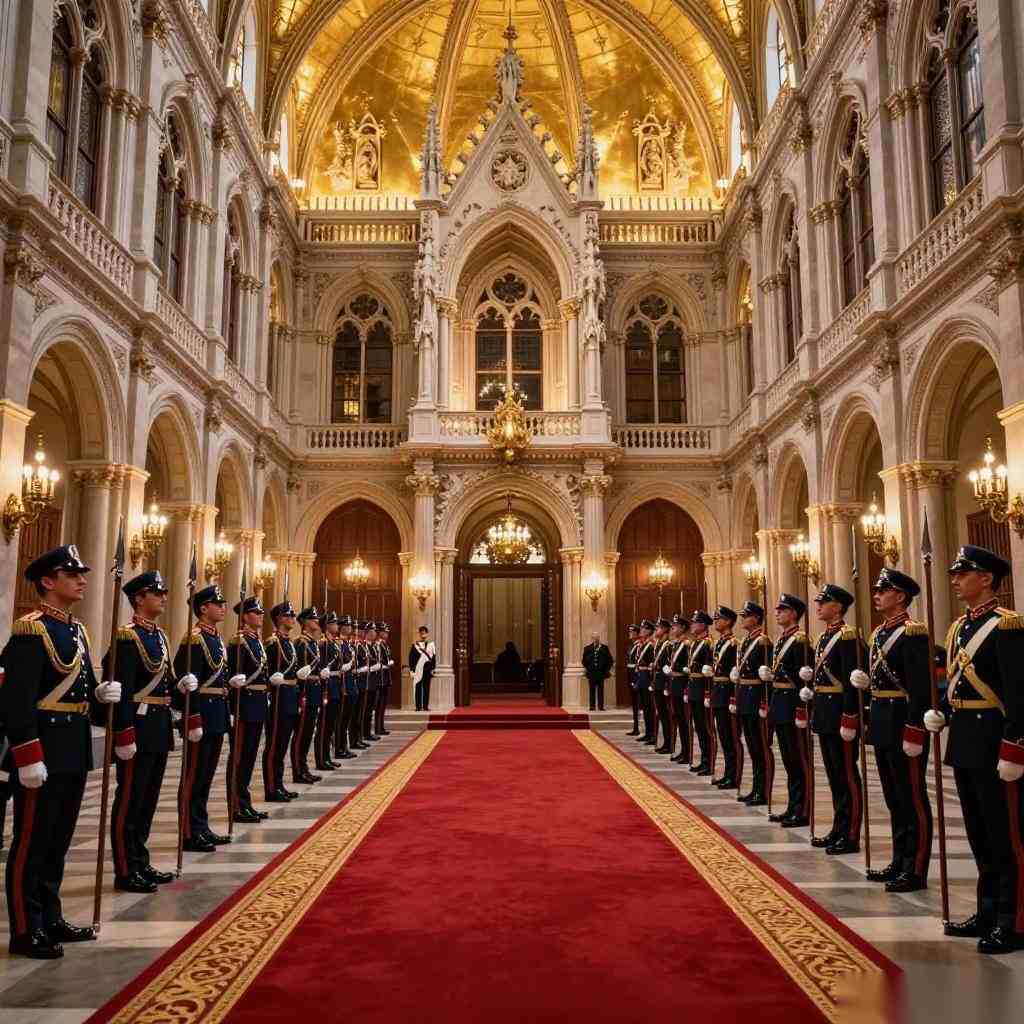 近距离｜匈牙利总统总理共同为习近平主席举行欢迎仪式