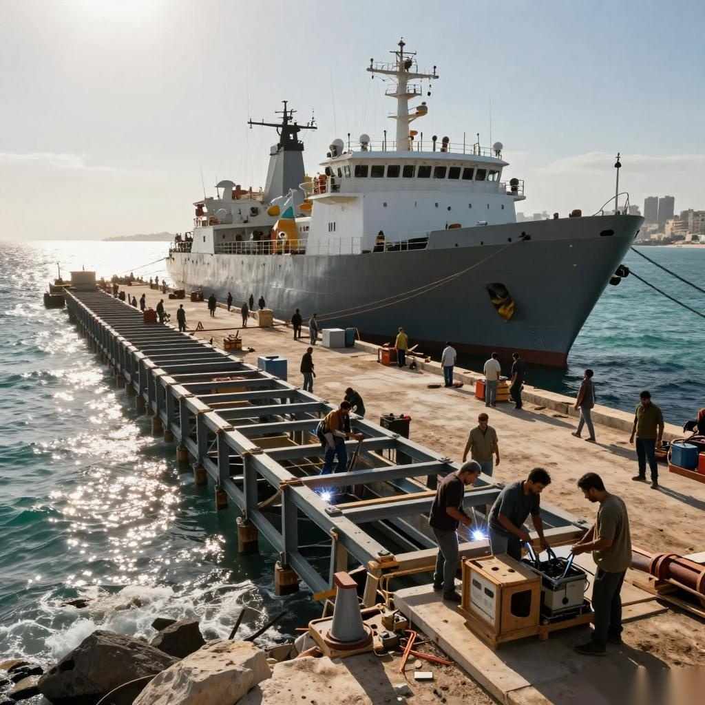 “切断腿送轮椅” 美国在加沙地带建码头被批荒谬可笑