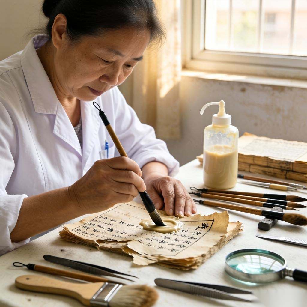 修书志｜50多页古籍修1年，她用18年守护文明碎片(图1)