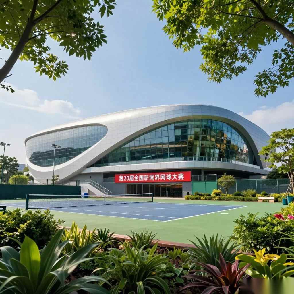 第20届全国新闻界网球大赛收拍