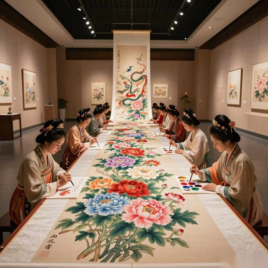 8位菏泽巨野农民女画师，圆梦全球妇女峰会！