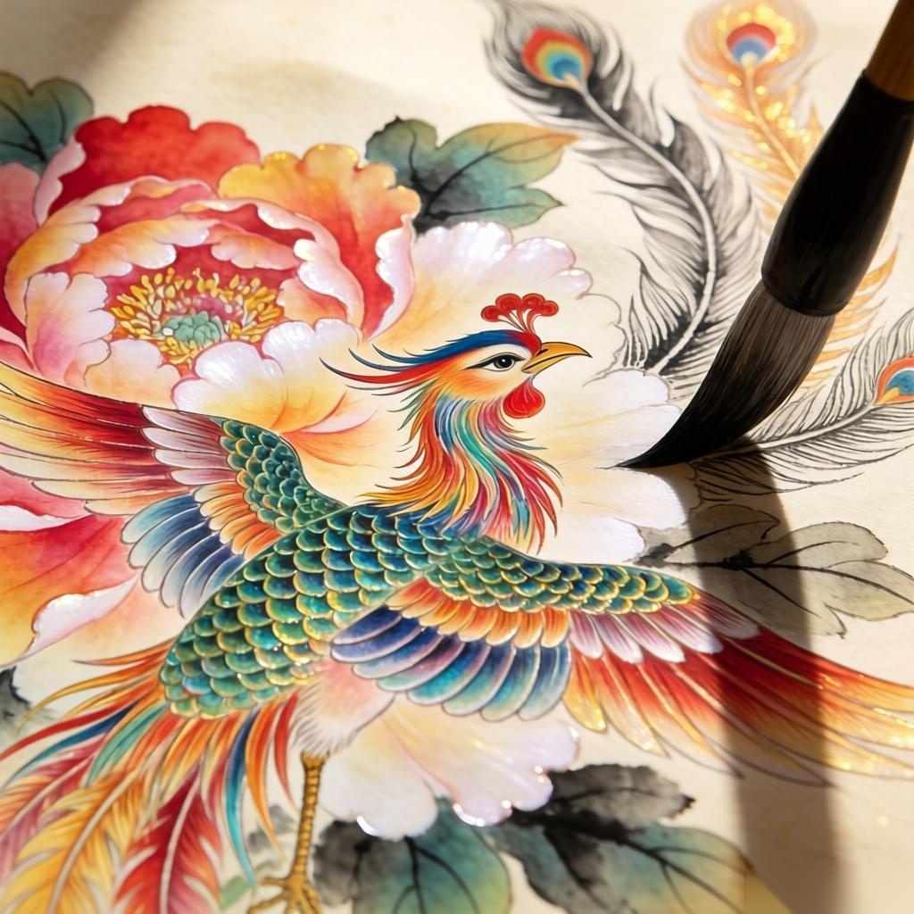 8位菏泽巨野农民女画师，圆梦全球妇女峰会！(图1)