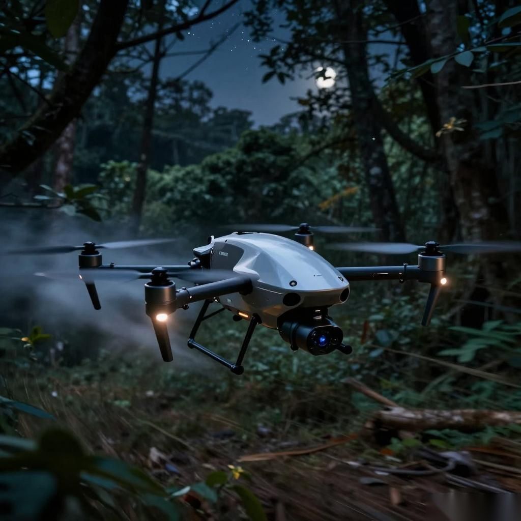 6月9日外媒科学网站摘要：这款无人机在黑夜密林飙到时速70公里(图3)