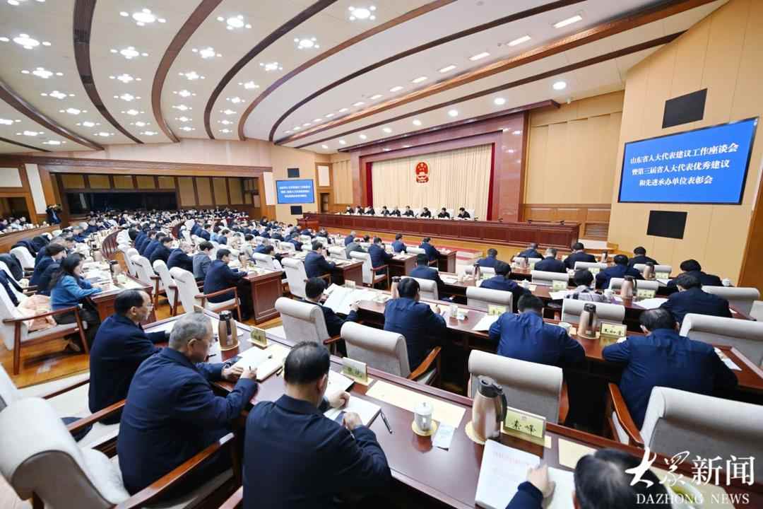 山东省人大代表建议工作座谈会暨第三届省人大代表优秀建议和先进承办单位表彰会召开(图1)