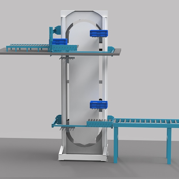 叉臂式循环提升机：赋能多行业高效转运的核心装备 2025-12-09