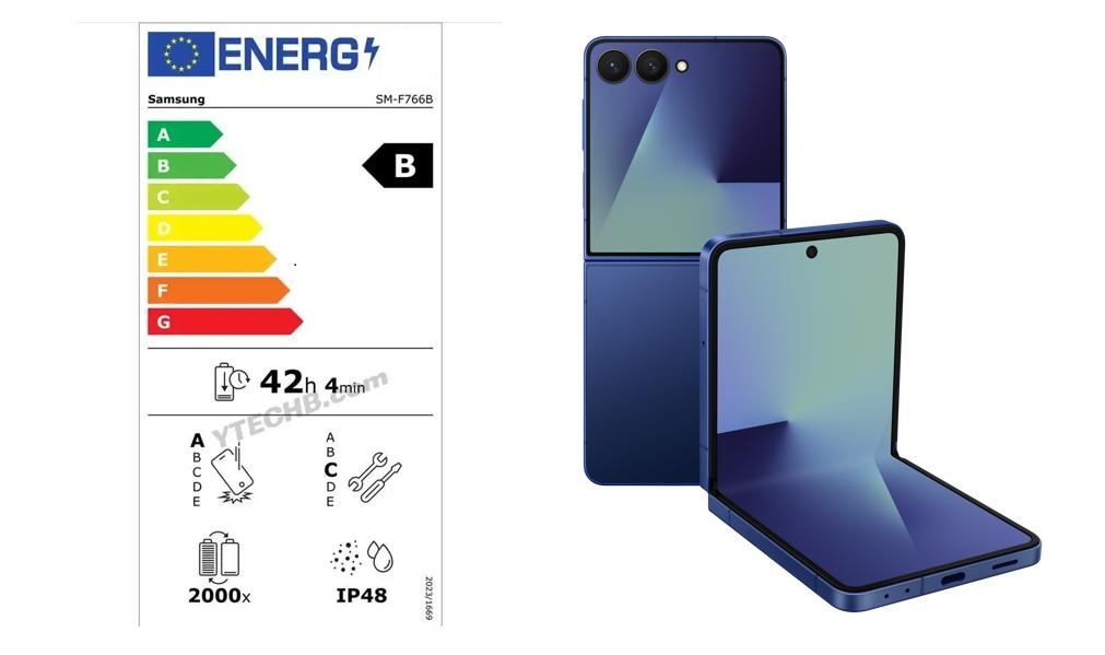 电池循环寿命远超标准 能效标签映射三星Galaxy Z Flip7系列的高品质(图1)