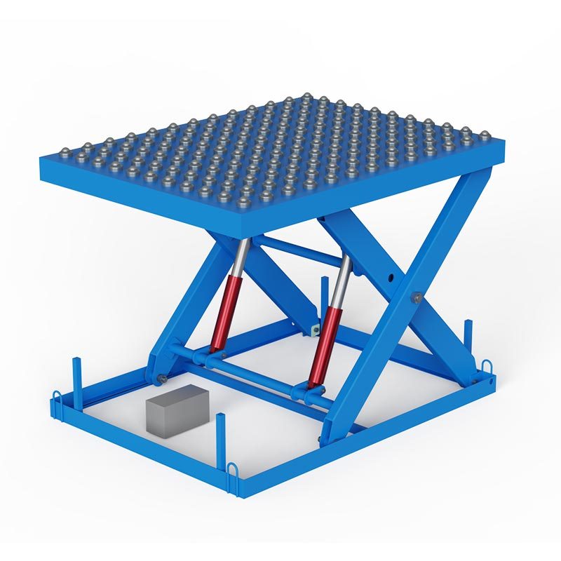 量身打造的高效助力：台面定制加滚珠剪叉升降平台 2025-08-12(图2)