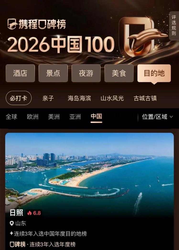 2026全球50海滨海岛目的地榜，日照入选！(图3)