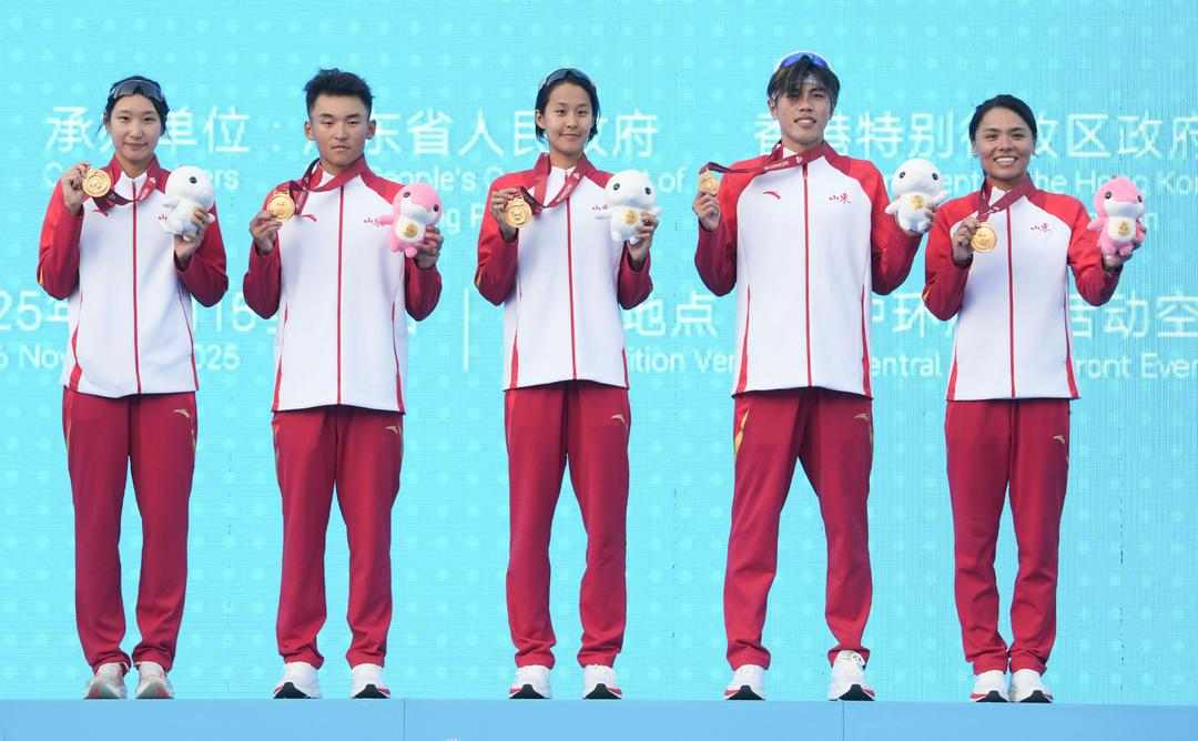 十五运会铁三混合接力 山东队成功卫冕冠军(图4)