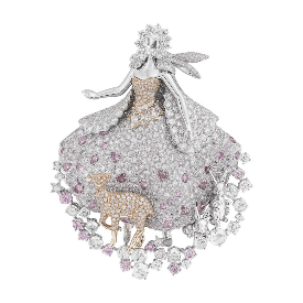 从童话到奇幻场景：天然钻石构建珠宝艺术世界(图1)