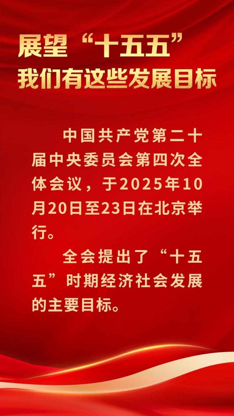 微海报丨展望“十五五”，我们有这些发展目标(图1)
