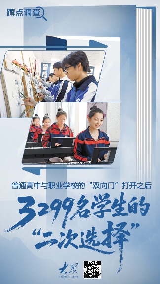 蹲点调查|3299名学生的“二次选择”(图1) 蹲点调查|3299名学生的“二次选择”(图1)
