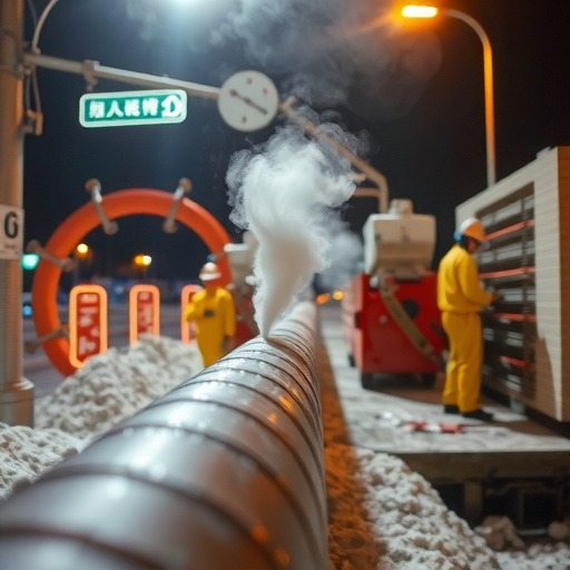 济南花园路供暖管道破裂正在抢修 济南热力集团：预计12月18日2:00前抢修完成