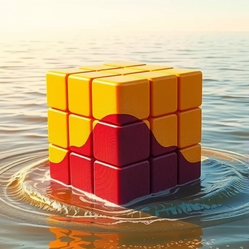 沿着黄河遇见海丨在魔方里 遇见“彩色”黄河(图1)