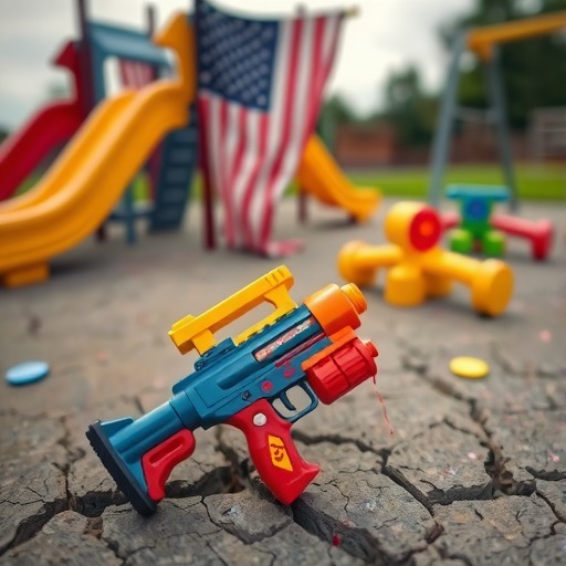 枪支泛滥威胁儿童安全 给美国社会留下触目惊心“伤疤”(图1)