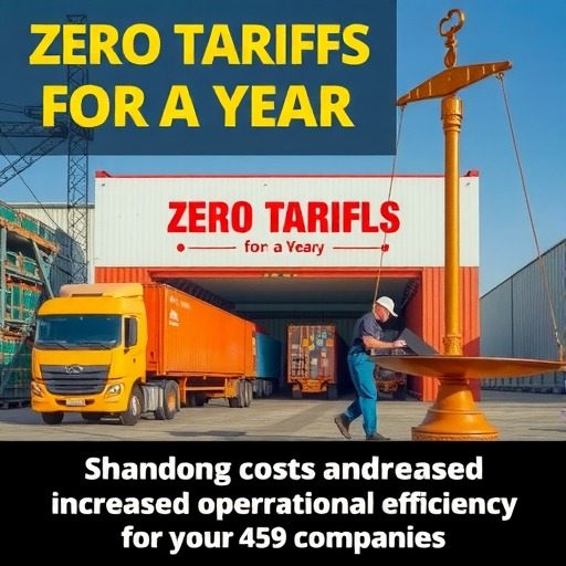 零关税一年：459家山东企业“减负增效”(图1)