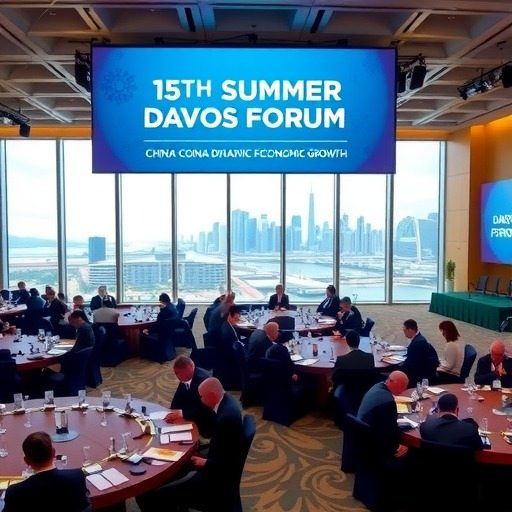 第十五届夏季达沃斯论坛首日 与会嘉宾:中国经济令人振奋(图1) 第十五届夏季达沃斯论坛首日 与会嘉宾:中国经济令人振奋(图1)