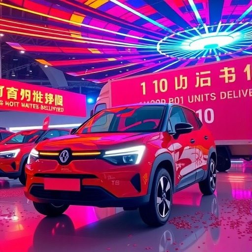 成都车展燃情双响！零跑B10新色首发暨B01万台交付(图5)