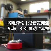 闪电评论 | 沿着黄河遇见海，处处悦动“幸福彩”(图1)