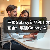 三星Galaxy新品线上发布会：展现Galaxy AI创新体验 智能新品即将登场