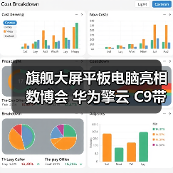 旗舰大屏平板电脑亮相数博会 华为擎云 C9带来专业生产力新体验(图1) 旗舰大屏平板电脑亮相数博会 华为擎云 C9带来专业生产力新体验(图1)