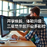 开学焕新，体验升级：三星显示器开启多彩校园生活(图1)
