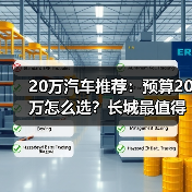20万汽车推荐：预算20万怎么选？长城最值得买的车型都在这(图1)