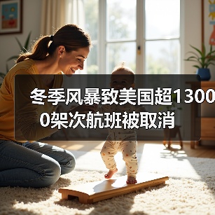 冬季风暴致美国超13000架次航班被取消(图2) 冬季风暴致美国超13000架次航班被取消(图2)