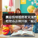 美总统特朗普发文指责明尼苏达州州长“煽动叛乱”(图3)