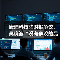 康迪科技陷财报争议，吴晓波“没有争议的品牌不值得期待”(图2)