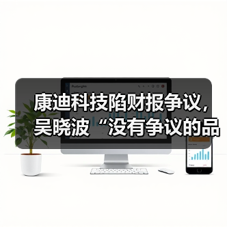 康迪科技陷财报争议，吴晓波“没有争议的品牌不值得期待”(图3)