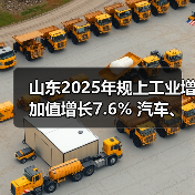 山东2025年规上工业增加值增长7.6% 汽车、铁路船舶、电气机械等行业均两位数增长(图2)
