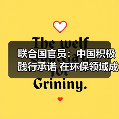 联合国官员：中国积极践行承诺 在环保领域成就显著(图2)