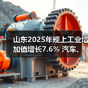 山东2025年规上工业增加值增长7.6% 汽车、铁路船舶、电气机械等行业均两位数增长(图4)