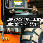 山东2025年规上工业增加值增长7.6% 汽车、铁路船舶、电气机械等行业均两位数增长(图2)