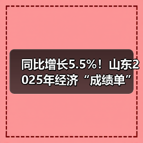同比增长5.5%！山东2025年经济“成绩单”出炉(图4)
