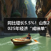 同比增长5.5%！山东2025年经济“成绩单”出炉(图3)