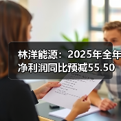 林洋能源:2025年全年净利润同比预减55.50%—70.11%(图1) 林洋能源:2025年全年净利润同比预减55.50%—70.11%(图1)