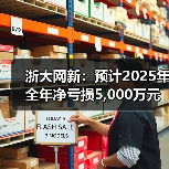 浙大网新：预计2025年全年净亏损5,000万元—7,000万元
