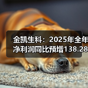 金凯生科:2025年全年净利润同比预增138.28%—200.45%(图1) 金凯生科:2025年全年净利润同比预增138.28%—200.45%(图1)