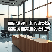 国际锐评丨菲政客对华强硬喊话背后的虚张声势(图2) 国际锐评丨菲政客对华强硬喊话背后的虚张声势(图2)