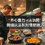 “齐心鲁力 e法治网”网络执法系列情景剧之《“码”上有惊喜》(图1)