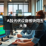 A股光伏设备板块周五大涨(图2) A股光伏设备板块周五大涨(图2)